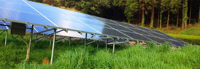 ワンジーのソーラー発電